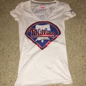 PINK PHILLIES V NECK